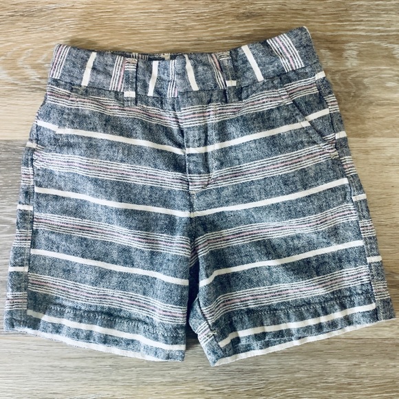 2T Gap Shorts in Green | Blue Gingham | Grey Plaid - Picture 2 of 8